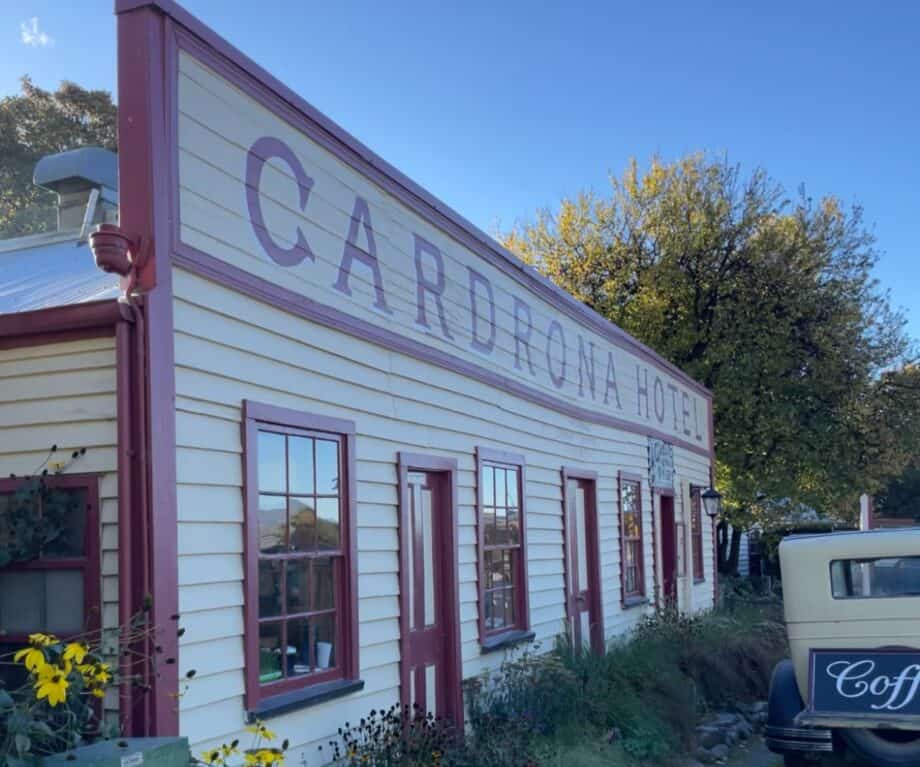 Cardrona Hotel on the Crown Range road